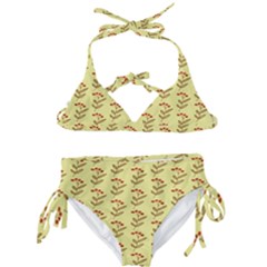 Yellow Fresh Spring Hope Kids  Classic Bikini Set by ConteMonfrey