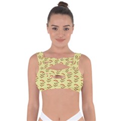 Yellow Fresh Spring Hope Bandaged Up Bikini Top by ConteMonfrey