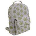 Autumn Leaves Gray Flap Pocket Backpack (Large) View2