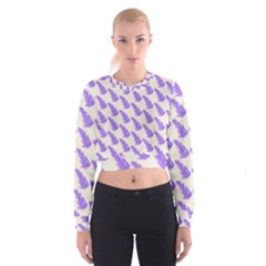 Cute Lavanda Cropped Sweatshirt by ConteMonfrey