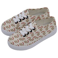 White Fresh Spring Hope Kids  Classic Low Top Sneakers by ConteMonfrey