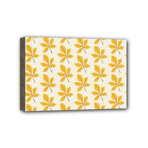 Orange Leaves   Mini Canvas 6  X 4  (stretched) by ConteMonfrey