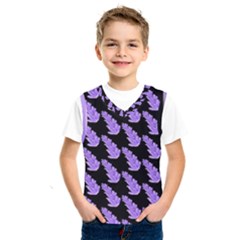 Cute Lavanda Black Kids  Basketball Tank Top by ConteMonfrey