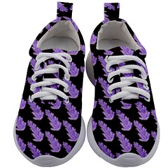 Cute Lavanda Black Kids Athletic Shoes by ConteMonfrey