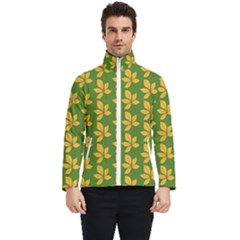 Orange Leaves Green Men s Bomber Jacket