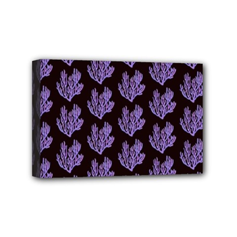 Black Seaweed Mini Canvas 6  X 4  (stretched) by ConteMonfrey