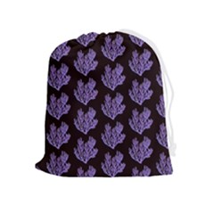 Black Seaweed Drawstring Pouch (XL)