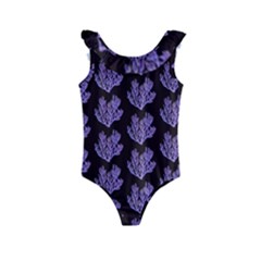 Black Seaweed Kids  Frill Swimsuit by ConteMonfrey