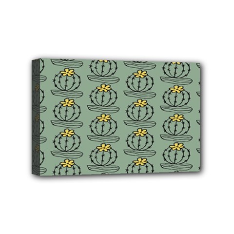 Cactus Green Mini Canvas 6  X 4  (stretched) by ConteMonfrey