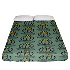 Cactus Green Fitted Sheet (california King Size) by ConteMonfrey