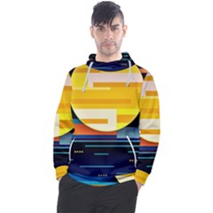 Background Abstract Horizon Men s Pullover Hoodie by Ravend