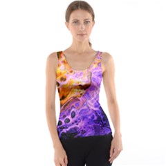 Conceptual Abstract Painting Acrylic Tank Top by Ravend