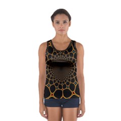 Fractal Abstract Web Art Digital Sport Tank Top 