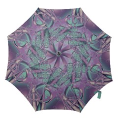 Illustration Fractal Pattern Modern Art Digital Hook Handle Umbrellas (small) by Ravend