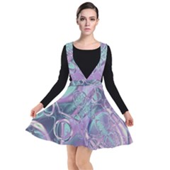 Illustration Fractal Pattern Modern Art Digital Plunge Pinafore Dress