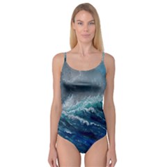 Waves Sea Sky Wave Camisole Leotard 