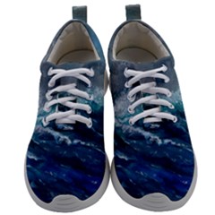 Waves Sea Sky Wave Mens Athletic Shoes