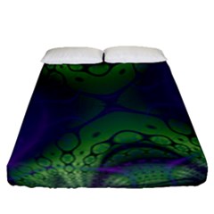 Abstract Fractal Art Pattern Fitted Sheet (queen Size)