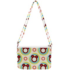 Hide And Seek Cute Cartoon Character Double Gusset Crossbody Bag