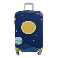 Galaxy Background Luggage Cover (small) by danenraven