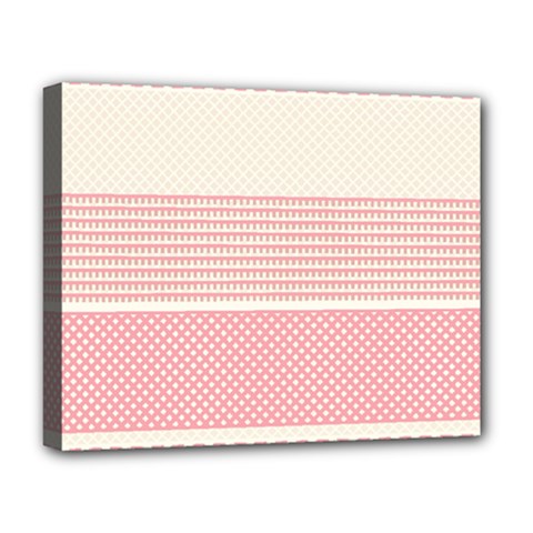 Background Pink Beige Decorative Texture Craft Deluxe Canvas 20  X 16  (stretched) by Wegoenart