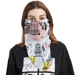 The Park  Pattern Design Face Covering Bandana (triangle) by Wegoenart