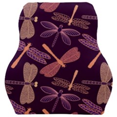 Dragonfly Pattern Design Car Seat Velour Cushion  by Wegoenart