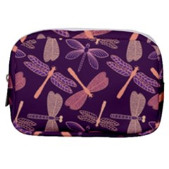 Dragonfly Pattern Design Make Up Pouch (small) by Wegoenart