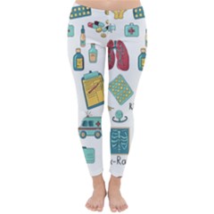 Abstract Abstraction Biology Chemistry Detail Genetics Classic Winter Leggings