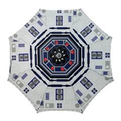 Robot R2d2 R2 D2 Pattern Golf Umbrellas