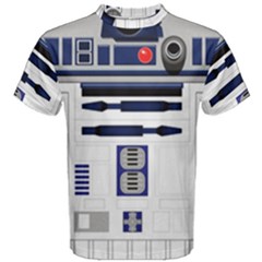 Robot R2d2 R2 D2 Pattern Men s Cotton Tee