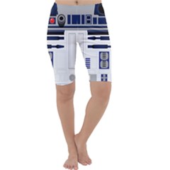 Robot R2d2 R2 D2 Pattern Cropped Leggings 