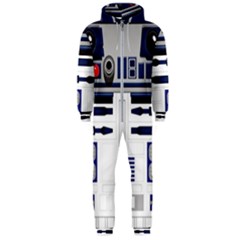 Robot R2d2 R2 D2 Pattern Hooded Jumpsuit (men) by Jancukart