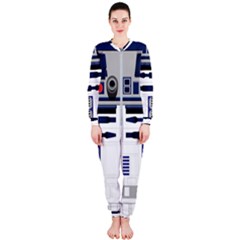 Robot R2d2 R2 D2 Pattern OnePiece Jumpsuit (Ladies)