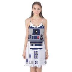 Robot R2d2 R2 D2 Pattern Camis Nightgown  by Jancukart