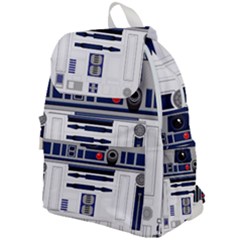 Robot R2d2 R2 D2 Pattern Top Flap Backpack by Jancukart