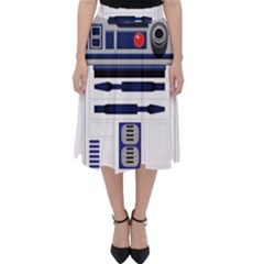 Robot R2d2 R2 D2 Pattern Classic Midi Skirt