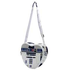 Robot R2d2 R2 D2 Pattern Heart Shoulder Bag