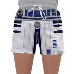 Robot R2d2 R2 D2 Pattern Sleepwear Shorts