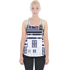 Robot R2d2 R2 D2 Pattern Piece Up Tank Top by Jancukart