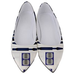 Robot R2d2 R2 D2 Pattern Women s Low Heels