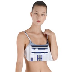 Robot R2d2 R2 D2 Pattern Layered Top Bikini Top  by Jancukart