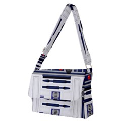 Robot R2d2 R2 D2 Pattern Full Print Messenger Bag (M)