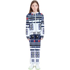 Robot R2d2 R2 D2 Pattern Kids  Tracksuit by Jancukart