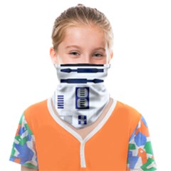 Robot R2d2 R2 D2 Pattern Face Covering Bandana (Kids)