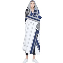 Robot R2d2 R2 D2 Pattern Wearable Blanket