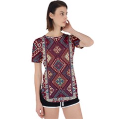 Armenian Carpet Perpetual Short Sleeve T-shirt by Gohar