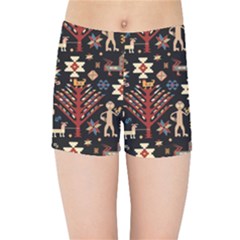 Carpet-symbols Kids  Sports Shorts by Gohar