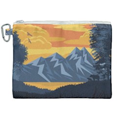 Illustration Landscape Nature Canvas Cosmetic Bag (xxl) by Wegoenart