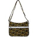 Background Flower Ornamental Art Zip Up Shoulder Bag View3